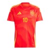 Officiële Voetbalshirt Spanje Dani Olmo 10 Thuis EK 2024 - Heren